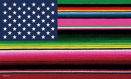 Poncho USA Bandera 